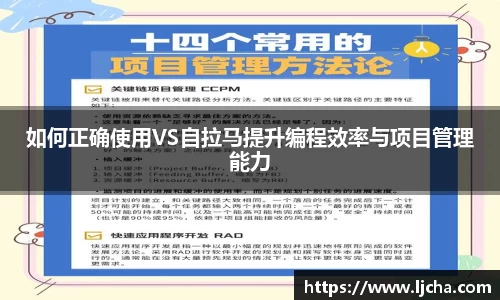如何正确使用VS自拉马提升编程效率与项目管理能力